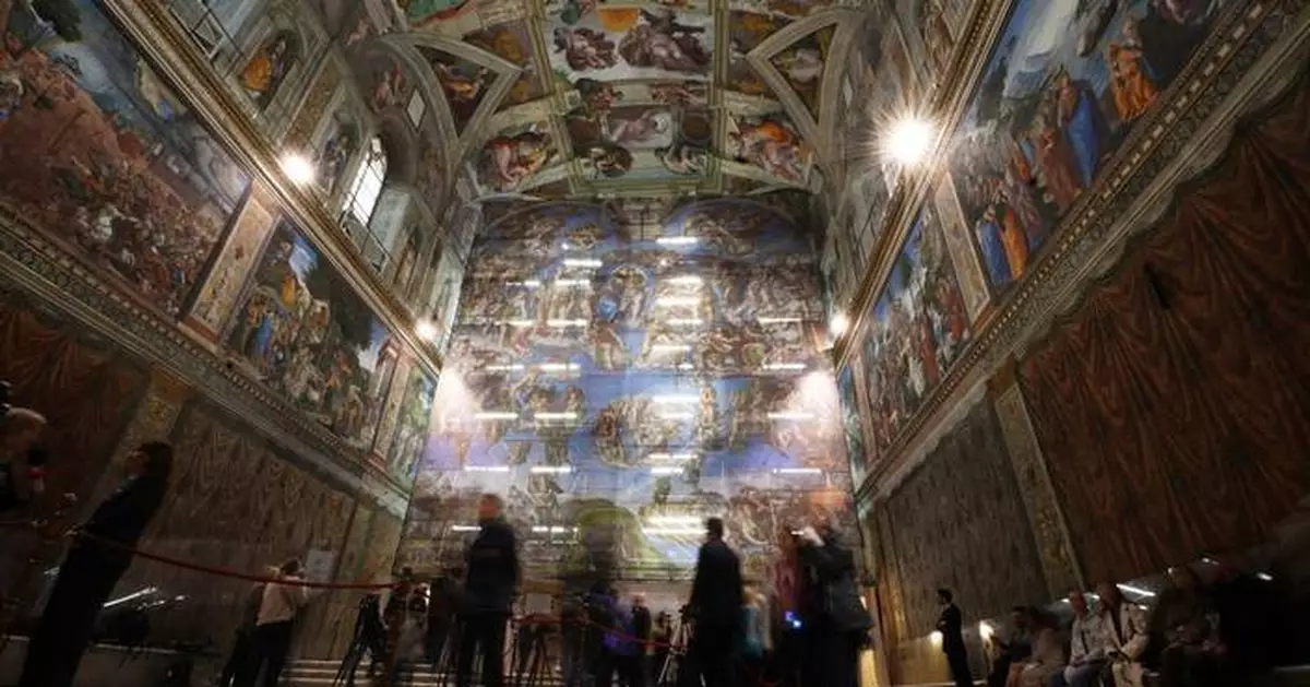 Vatican removes salty white film coating Michelangelo's 'The Last Judgment'