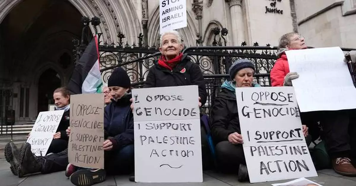 Britain's High Court says government acted illegally in outlawing protest group Palestine Action