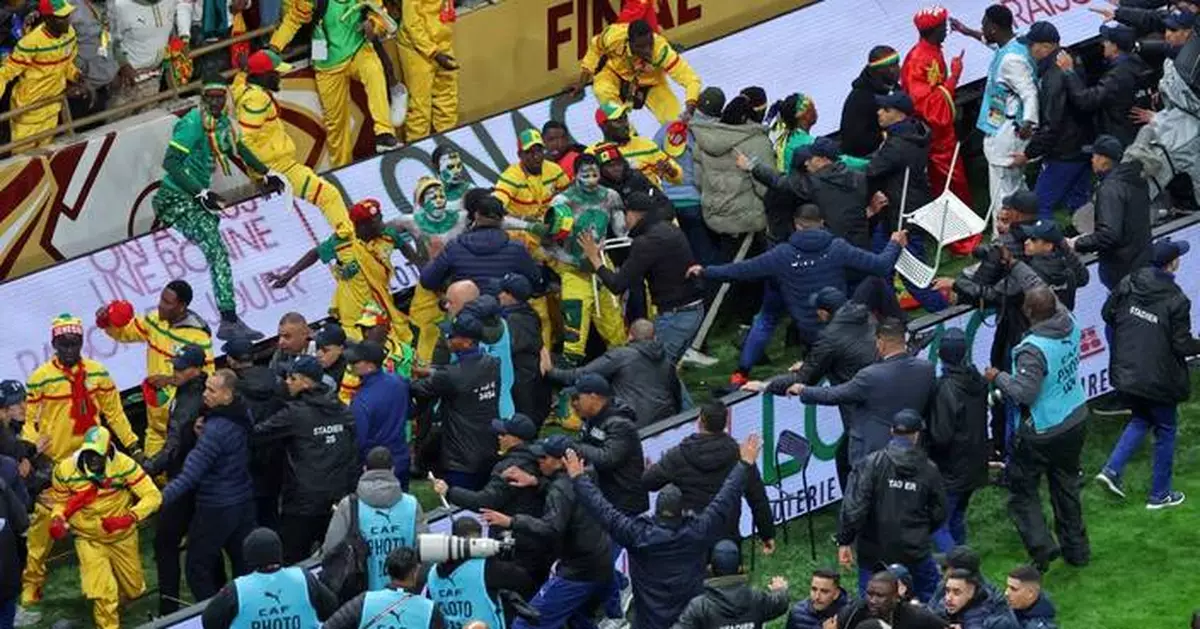 Moroccan court sentences 19 soccer fans to prison over hooliganism at chaotic Africa Cup final