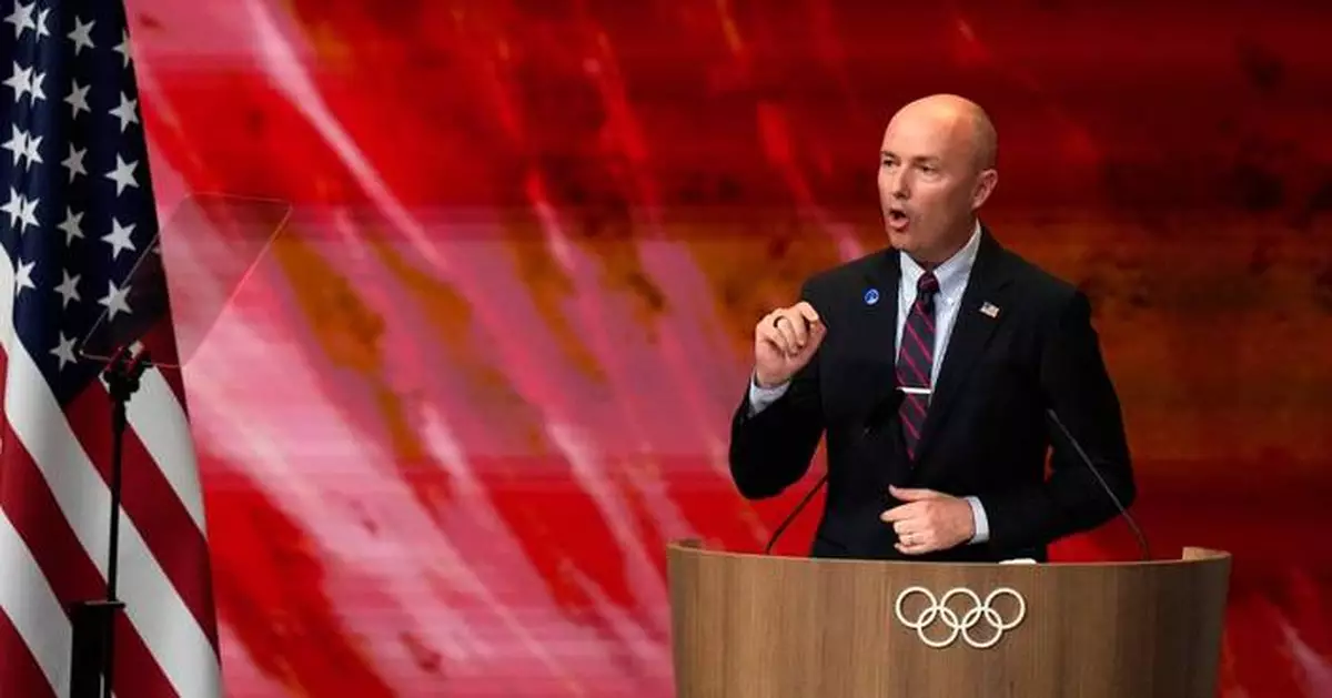 Utah Gov. Cox promises US is still a welcoming place as state prepares to host 2034 Olympics