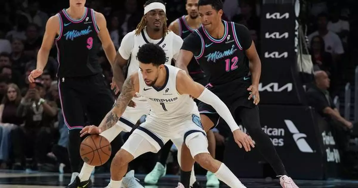 NBA fines Scotty Pippen Jr. and Myron Gardner $35,000 each for scuffle at Grizzlies-Heat game