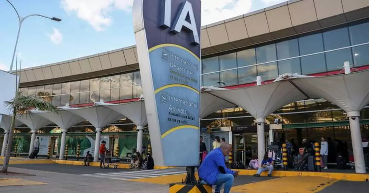 A strike by airport workers delays flights at Nairobi’s main airport, stranding passengers