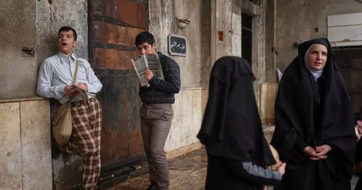Photos show filming of Ramadan TV drama series on the war-scarred streets of Syria's Aleppo