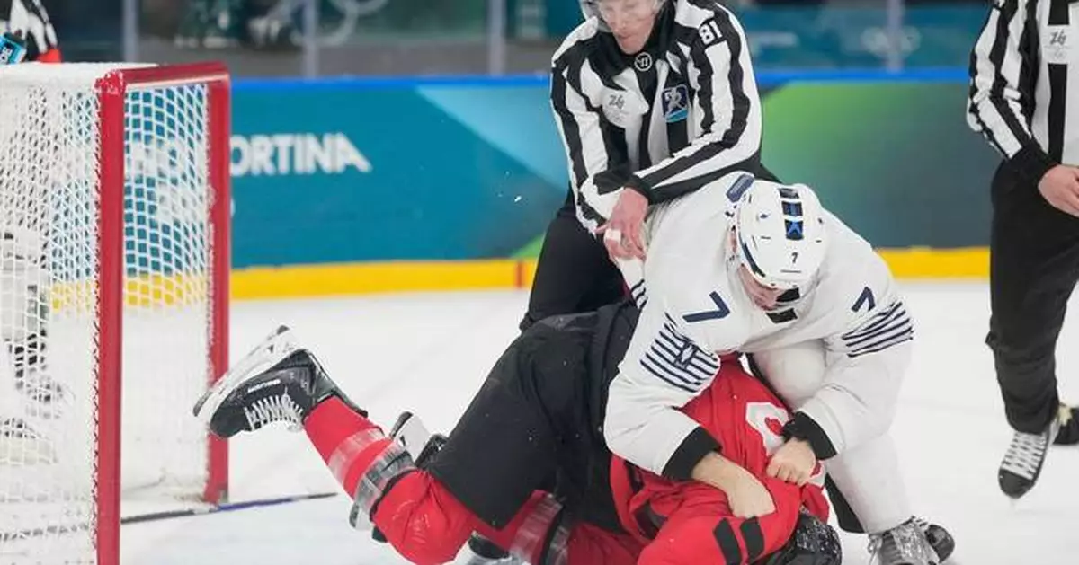 The France player who fought Tom Wilson has been suspended for the rest of the Olympics