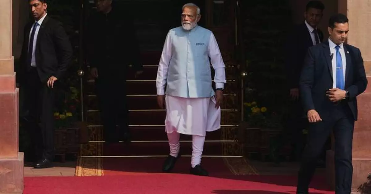 India's Modi is making his second official visit to Israel to meet with Netanyahu
