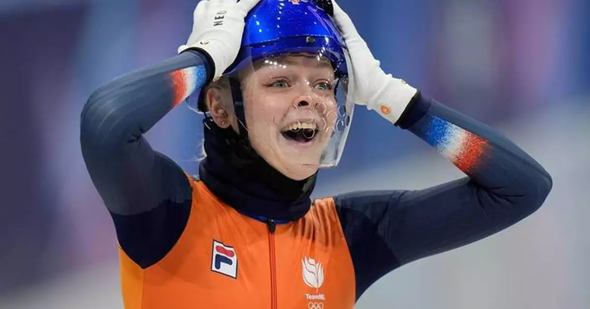 Dutch star Xandra Velzeboer wins 1,000 meters short track final for her 2nd Olympic gold in Milan