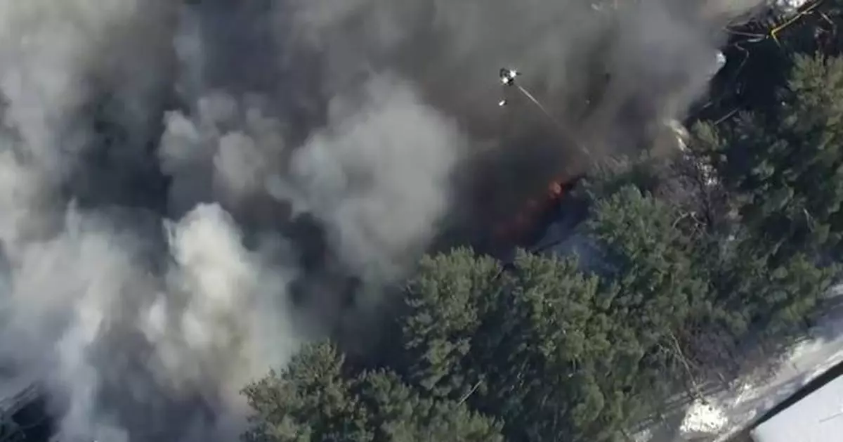 Gas explosion in New Hampshire sparks a fire at a mental health facility