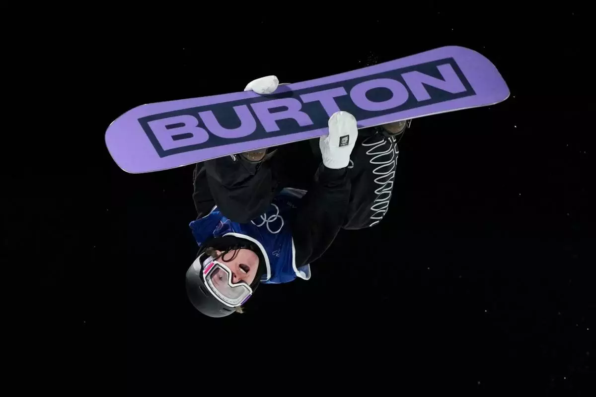 New Zealand's Campbell Melville Ives competes during the men's snowboarding halfpipe finals at the 2026 Winter Olympics, in Livigno, Italy, Friday, Feb. 13, 2026. (AP Photo/Julia Demaree Nikhinson)