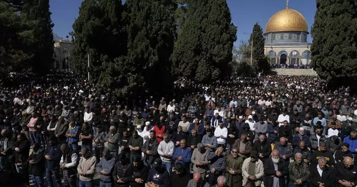 Ramadan's first Friday prayers are held at Jerusalem's Al-Aqsa Mosque