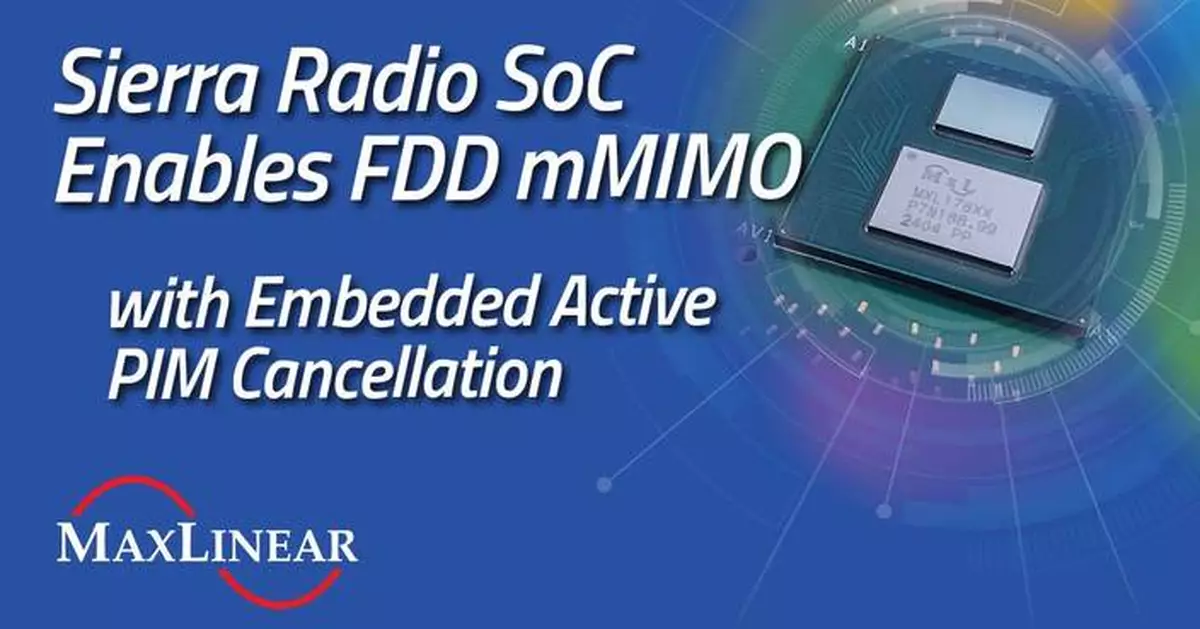 MaxLinear to Present FDD Massive MIMO Innovation at MWC Barcelona 2026