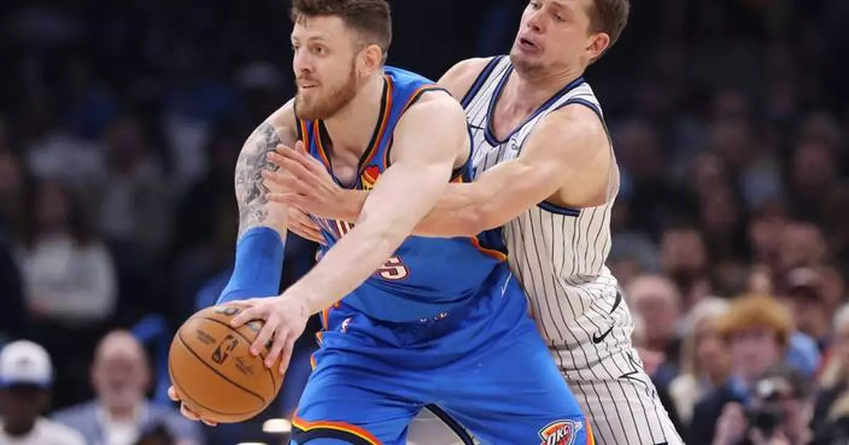 Isaiah Hartenstein has first triple-double as Thunder roll to 128-92 win over Magic