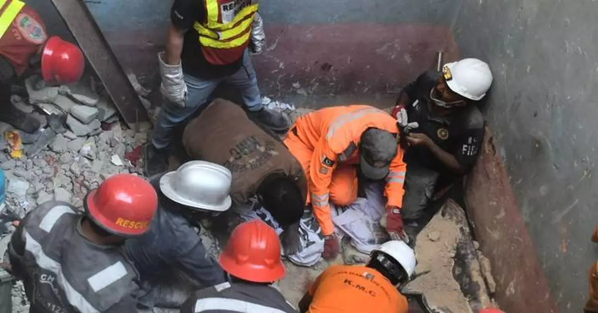 Gas explosion kills 16 after apartment building partially collapsed in southern Pakistan