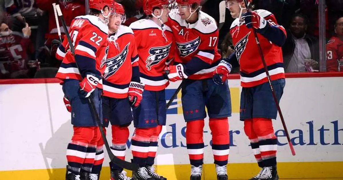 Sandin and van Riemsdyk score rare goals and Capitals beat Flyers 3-1