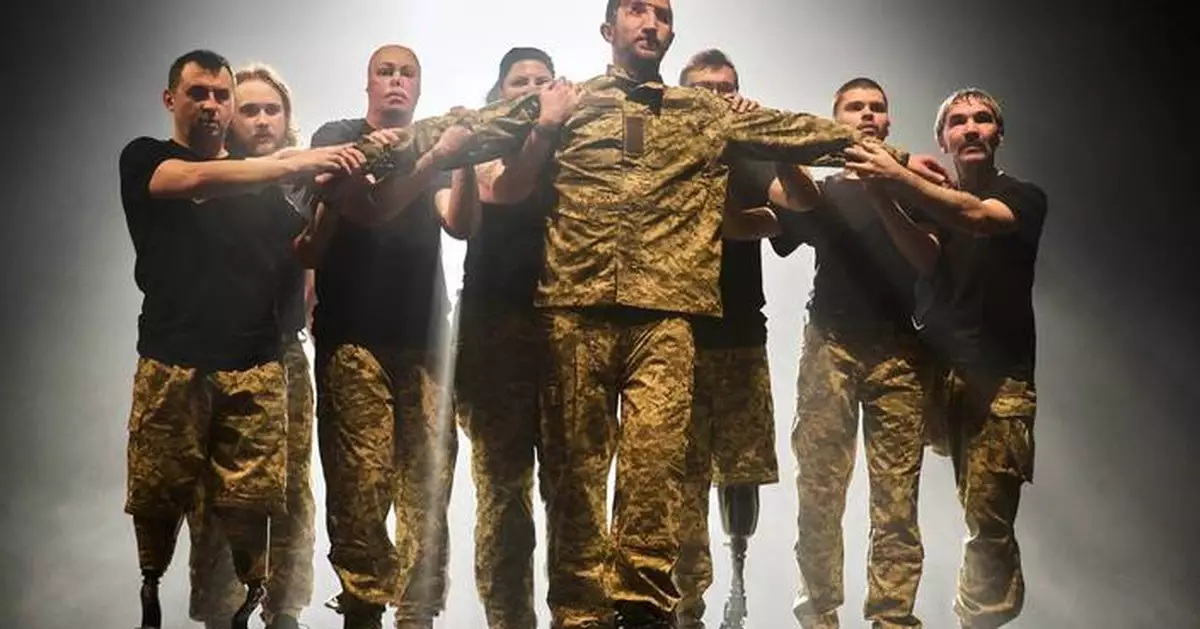 Photos show Ukrainian war veterans as they find healing and hope under the stage lights