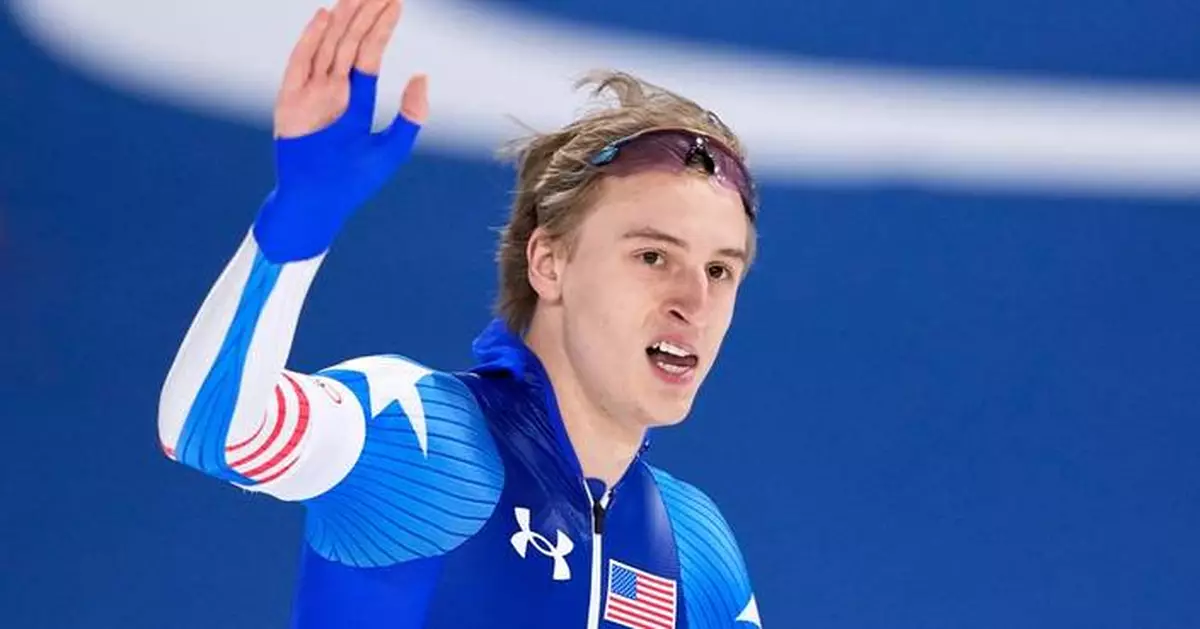 American speedskater Jordan Stolz adds second Winter Olympics gold with thrilling win in the 500