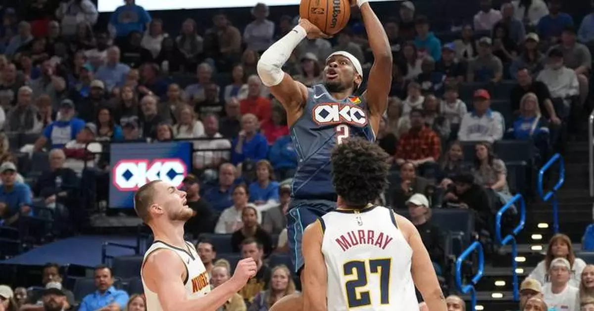 Gilgeous-Alexander scores 36 in return, tempers flare as Thunder top Nuggets 127-121 in OT