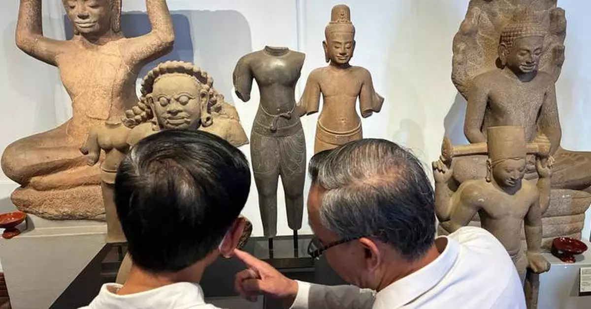 Cambodia welcomes return from abroad of centuries-old artifacts looted by notorious smuggling ring