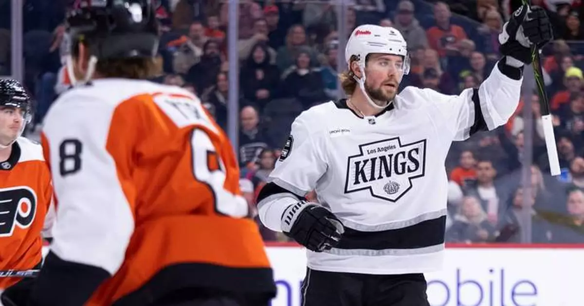 Kempe scores twice, assists on game-winner as Kings down Flyers in OT