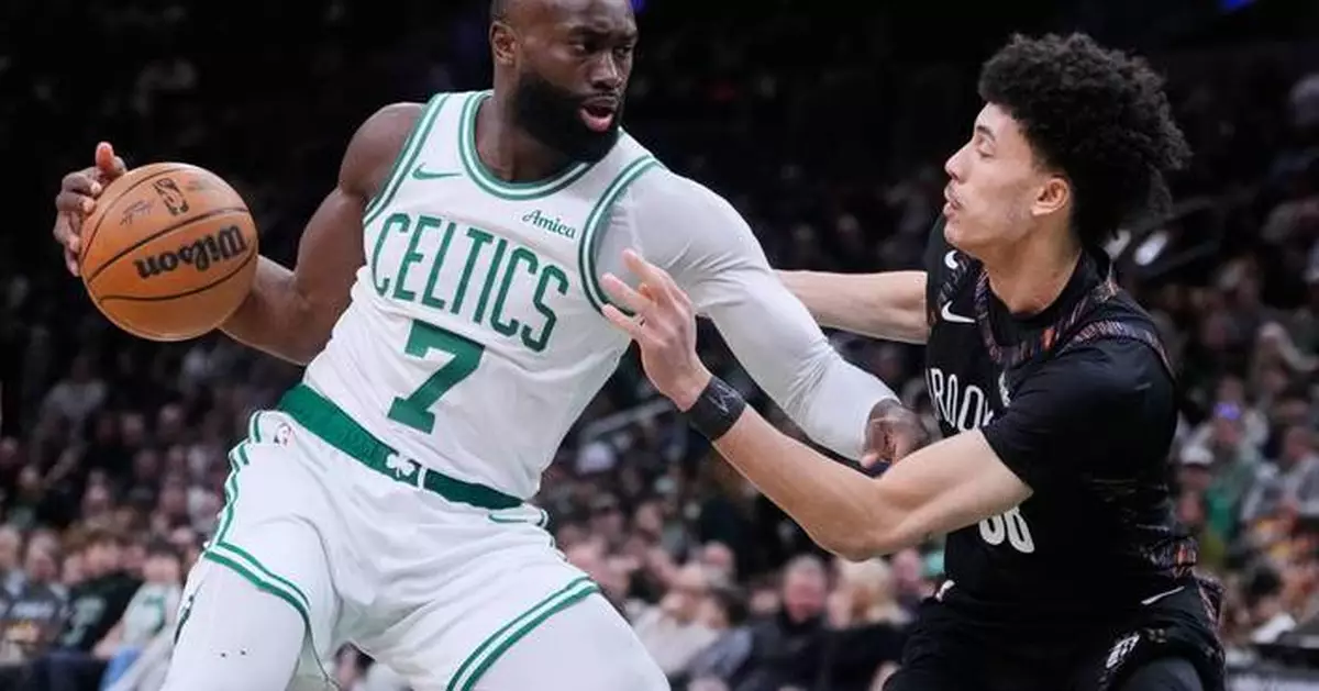 Brown, Vucevic score 28, Celtics shoot season-high 66% in a 148-111 win over the Nets