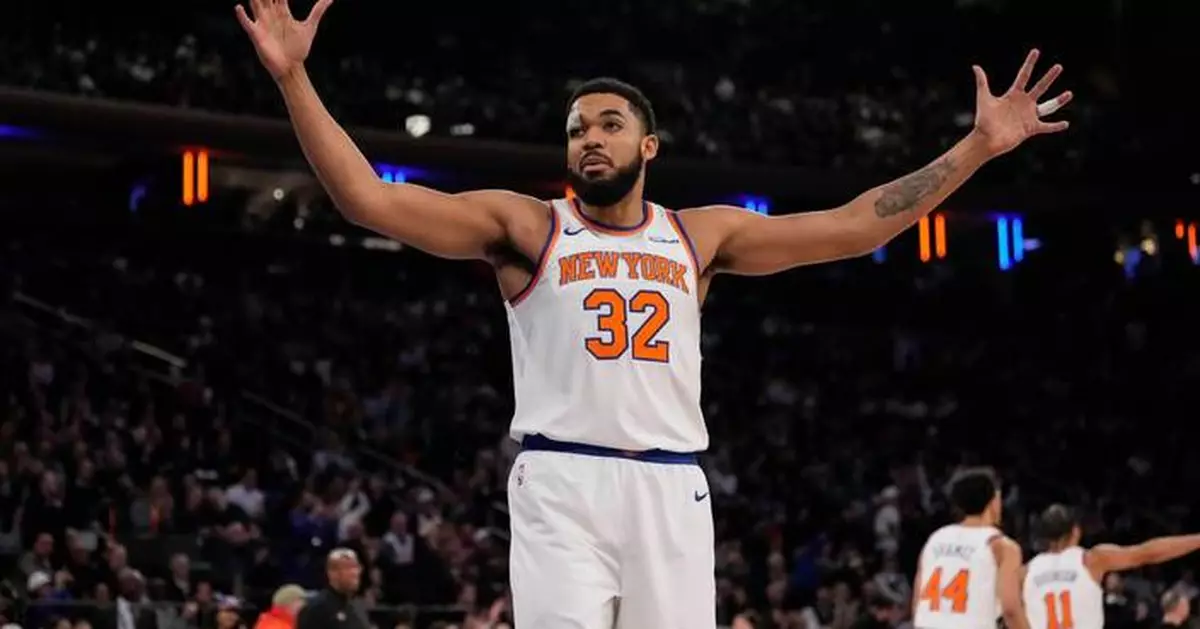 Knicks outlast Nuggets 134-127 in 2 OTs for their eighth straight victory as Brunson scores 42