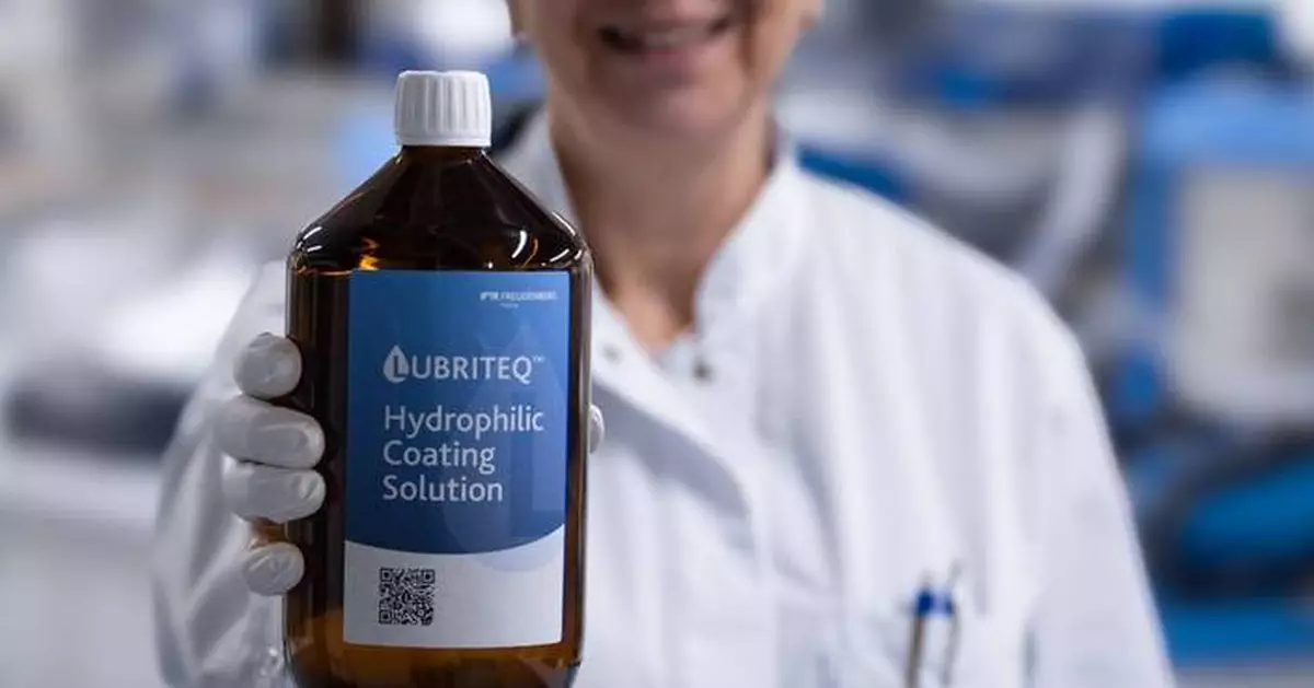 Freudenberg Medical Ushers in a New Era for Hydrophilic Coatings with Launch of LUBRITEQ™