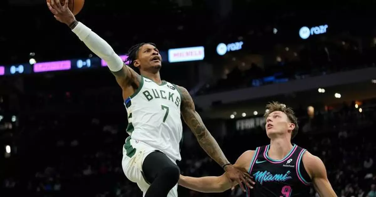 Porter, Portis and Rollins power the Bucks to a 128-117 win over the Heat