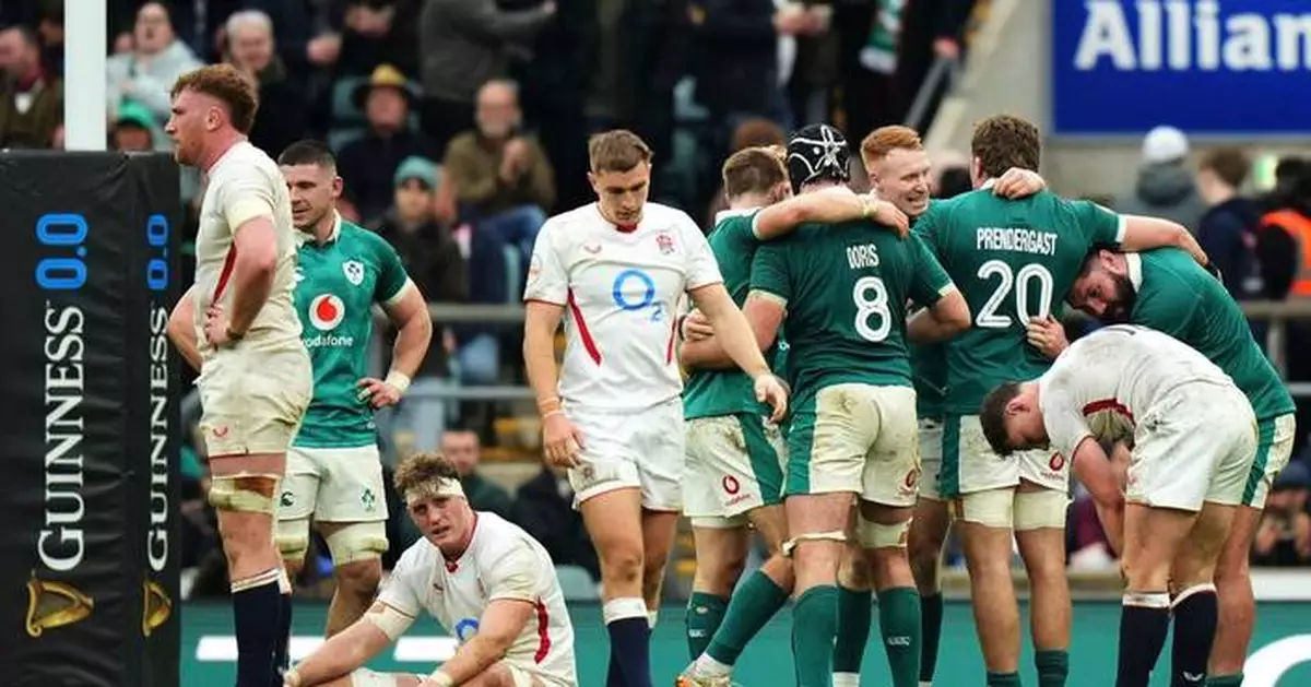 Ireland stuns England at Twickenham in a 42-21 rout and revives Six Nations hopes