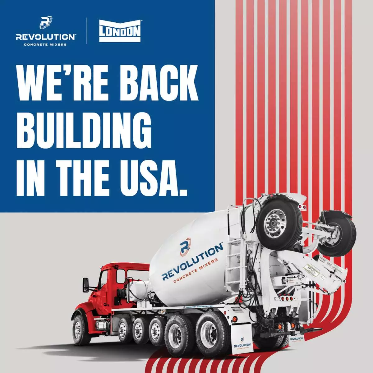 Revolution Concrete Mixers Is Back to Building in the United States