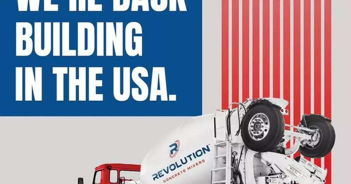 Revolution Concrete Mixers Is Back to Building in the United States
