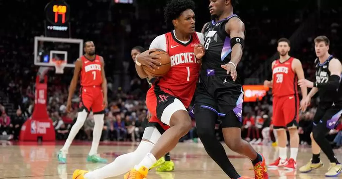 Smith scores 31 points and Thompson adds 20 as Rockets beat the Jazz 125-105