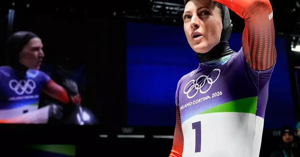 Janine Flock grabs a tense midway lead in women's skeleton, chasing elusive Olympic gold