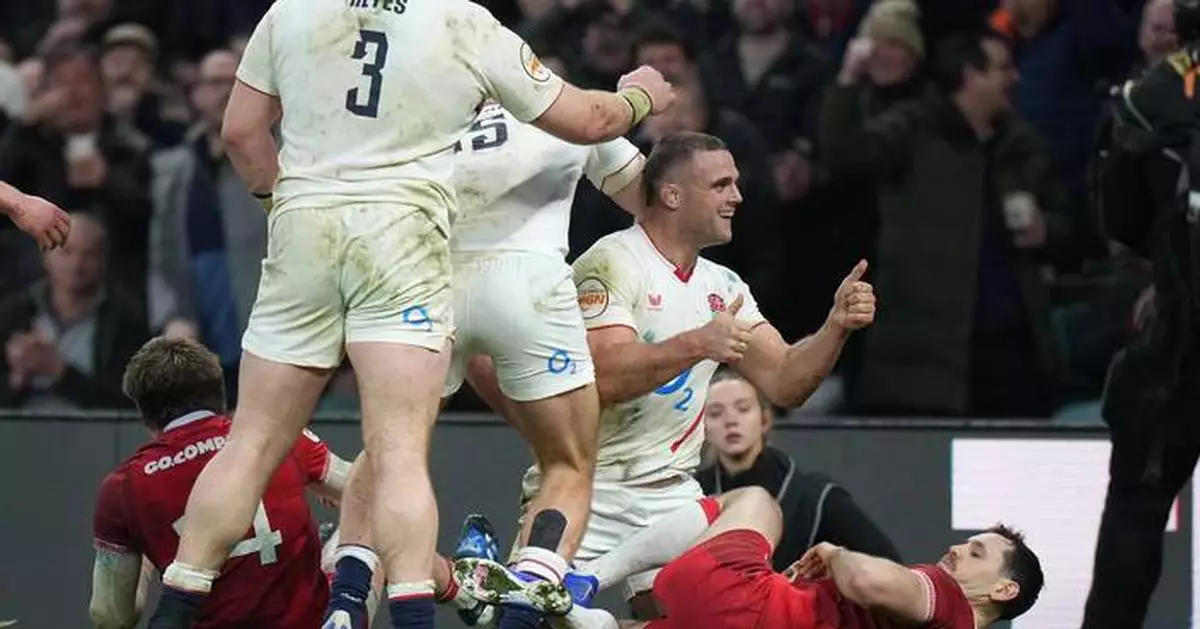 England thrashes Wales 48-7 in Six Nations opener with Arundell hat trick