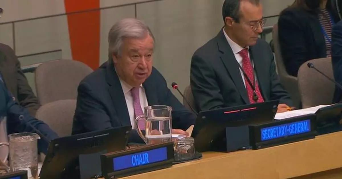 UN chief reiterates Gaza must be integral part of Palestinian State
