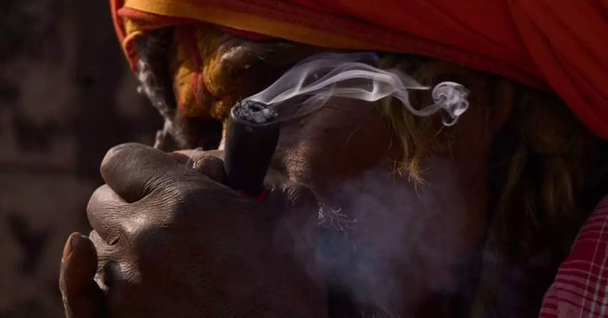 Cannabis smoke fills the air as Nepal marks Shivaratri festival