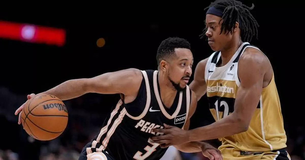 McCollum and Kispert combine for 58 points against former team in Hawks' 126-96 win vs Wizards