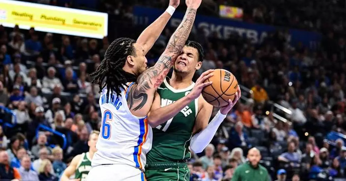 Former Thunder forward Ousmane Dieng powers Bucks past Oklahoma City, 110-93