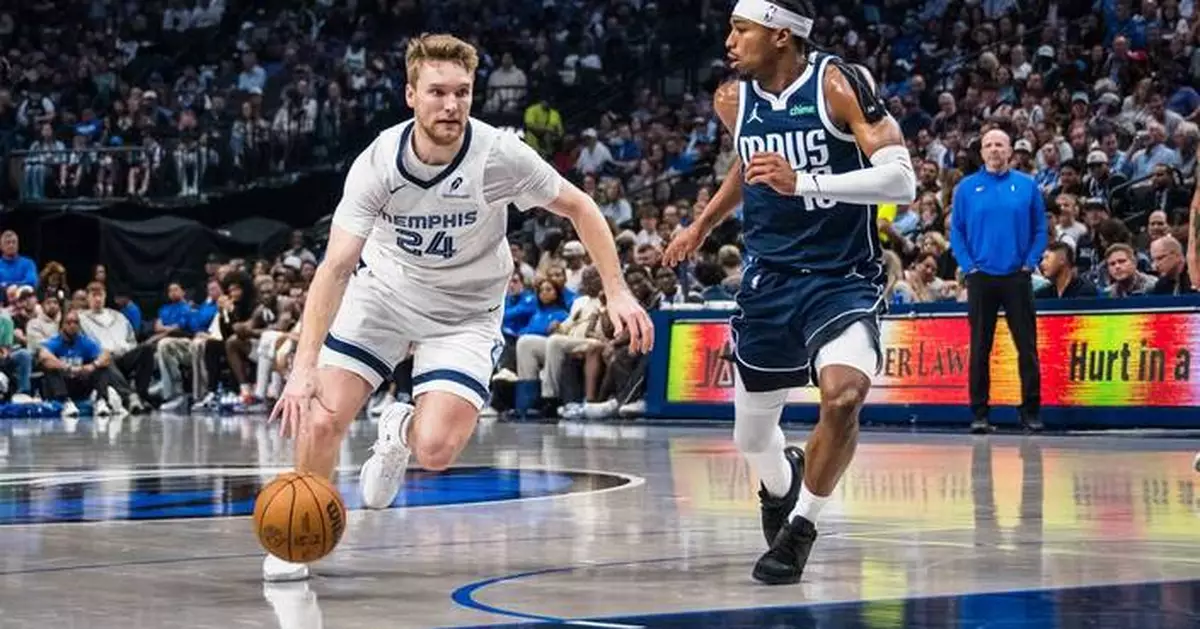 Cam Spencer sparks a short-handed Grizzlies rout of the Mavericks, 124-105