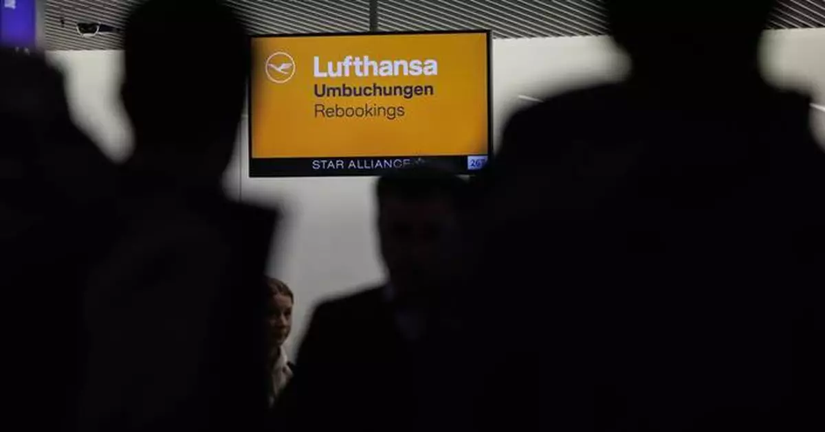 Strikes by German pilot and cabin crew unions force Lufthansa to cancel flights