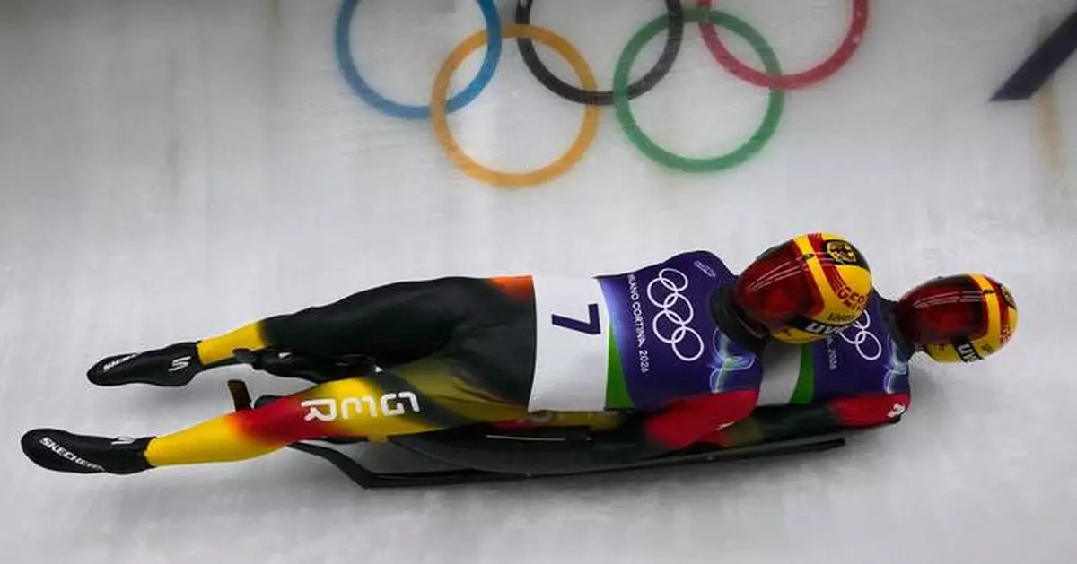 Italian team rallies for men's doubles gold in luge at Milan Cortina Games, US falls short