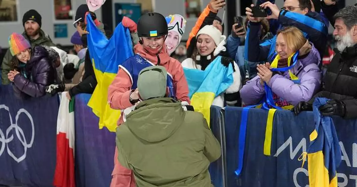 She said yes: Ukrainian big air skier gets engaged on Valentine's Day at the Olympics