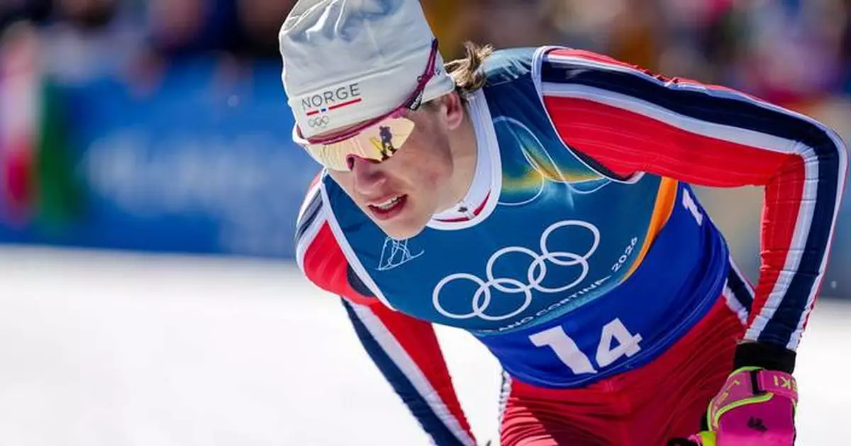 Norway cross-country star Klaebo wins 9th gold medal, setting a Winter Olympics record