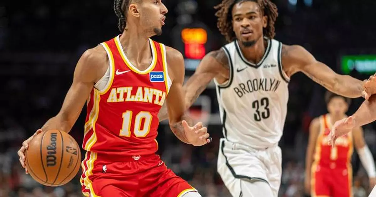 Jalen Johnson scores 26 as Hawks rally past Nets 115-104 after 11-point fourth-quarter deficit