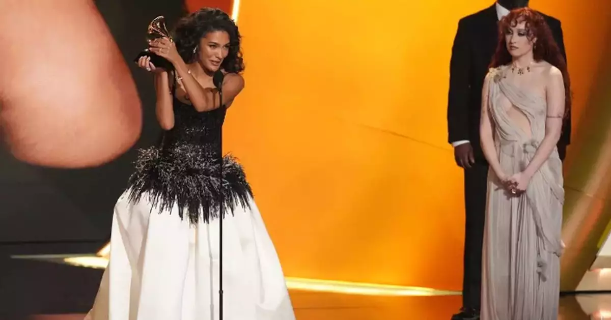 Olivia Dean wins Grammy award for best new artist