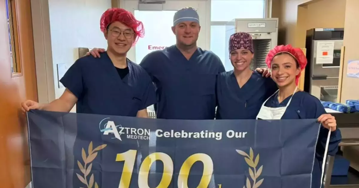 Aztron Medtech Surpasses 100 U.S. TendMIN® Procedures, Reflecting Sustained Adoption in Minimally Invasive Achilles Tendon Repair