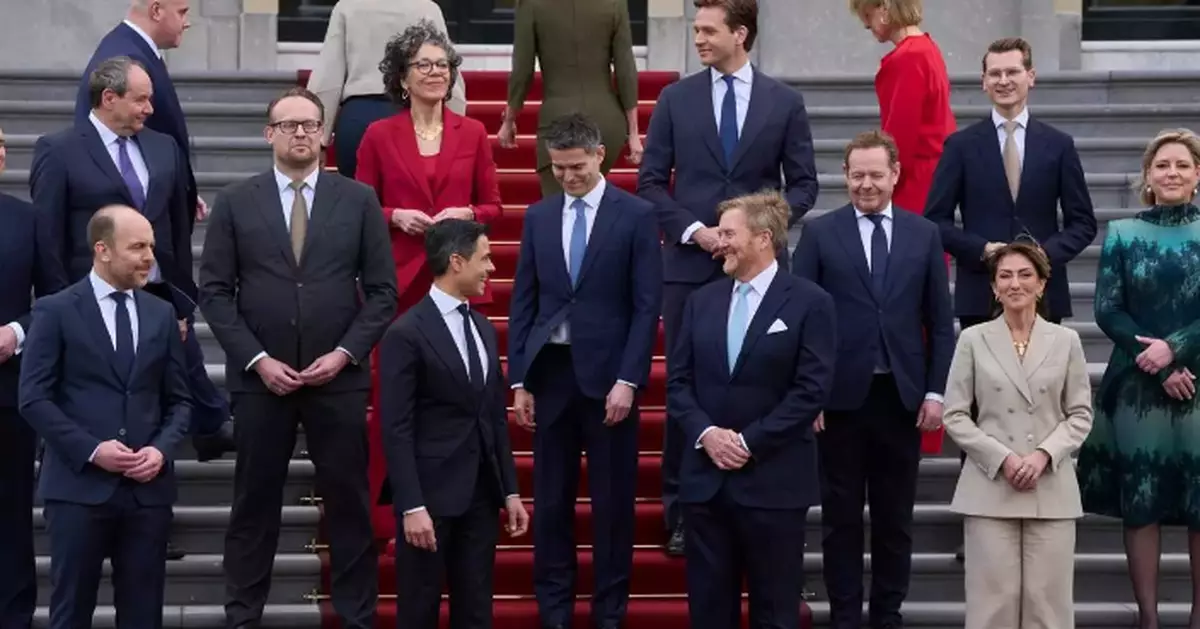 Dutch king swears in a new coalition government led by youngest-ever premier Rob Jetten