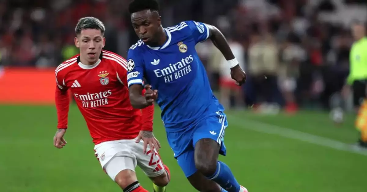 UEFA provisionally suspends Gianluca Prestianni after accusation he racially abused Vinícius Júnior
