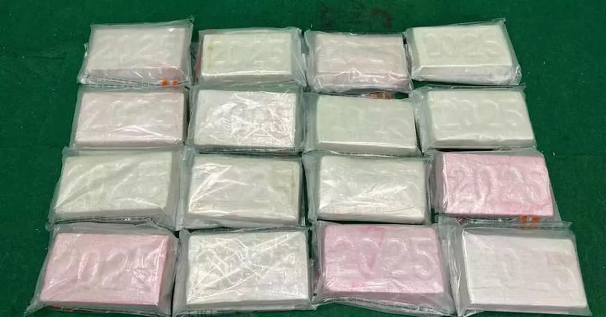 Hong Kong Customs Seizes 16 kg of Cocaine Worth $14 Million from Incoming Passenger