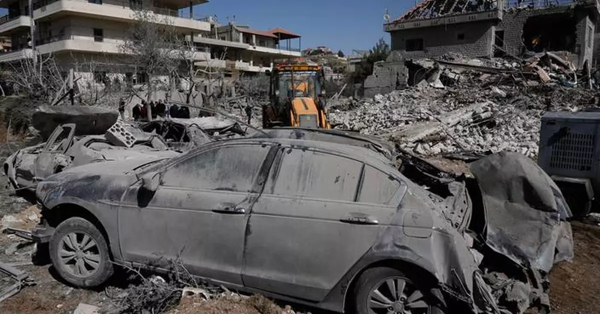 Israeli airstrikes in eastern Lebanon kill 8 Hezbollah members, officials say