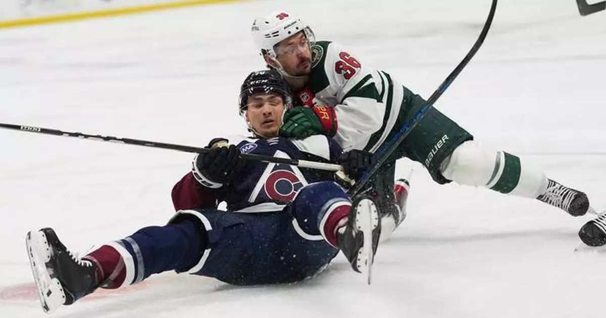 U.S. Olympian Matt Boldy has 2 goals and 2 assists in Wild's 5-2 win over Avs