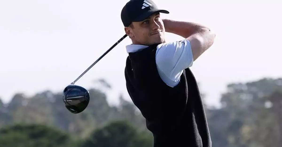 Ludvig Aberg takes advantage of a rule change on replacing damaged drivers